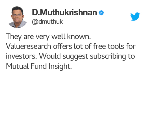 D.Muthukrishnan twitter post about value research