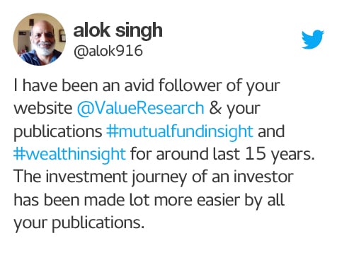 @alok916 tweet about Value research