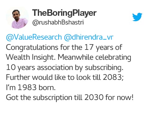 the boring player twitter post about value research