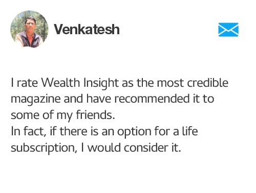 Venkatesh mail testimonial about Value research