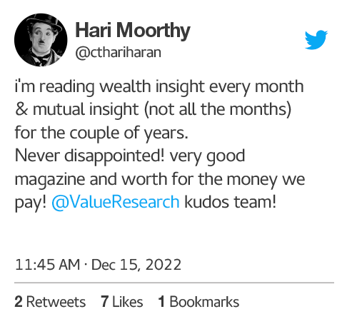 @alok916 tweet about Value research